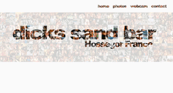 Desktop Screenshot of dicks-sand-bar.com