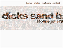 Tablet Screenshot of dicks-sand-bar.com